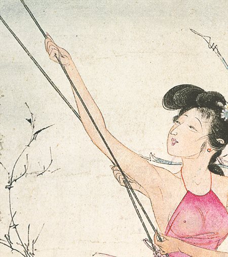根河-胡也佛的仕女画和最知名的金瓶梅秘戏图